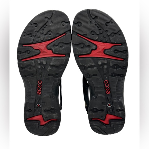 ECCO Womens Offroad Yucatan Sandal Black & Beige Size EU 39 - US 8/8.5 - Picture 14 of 14